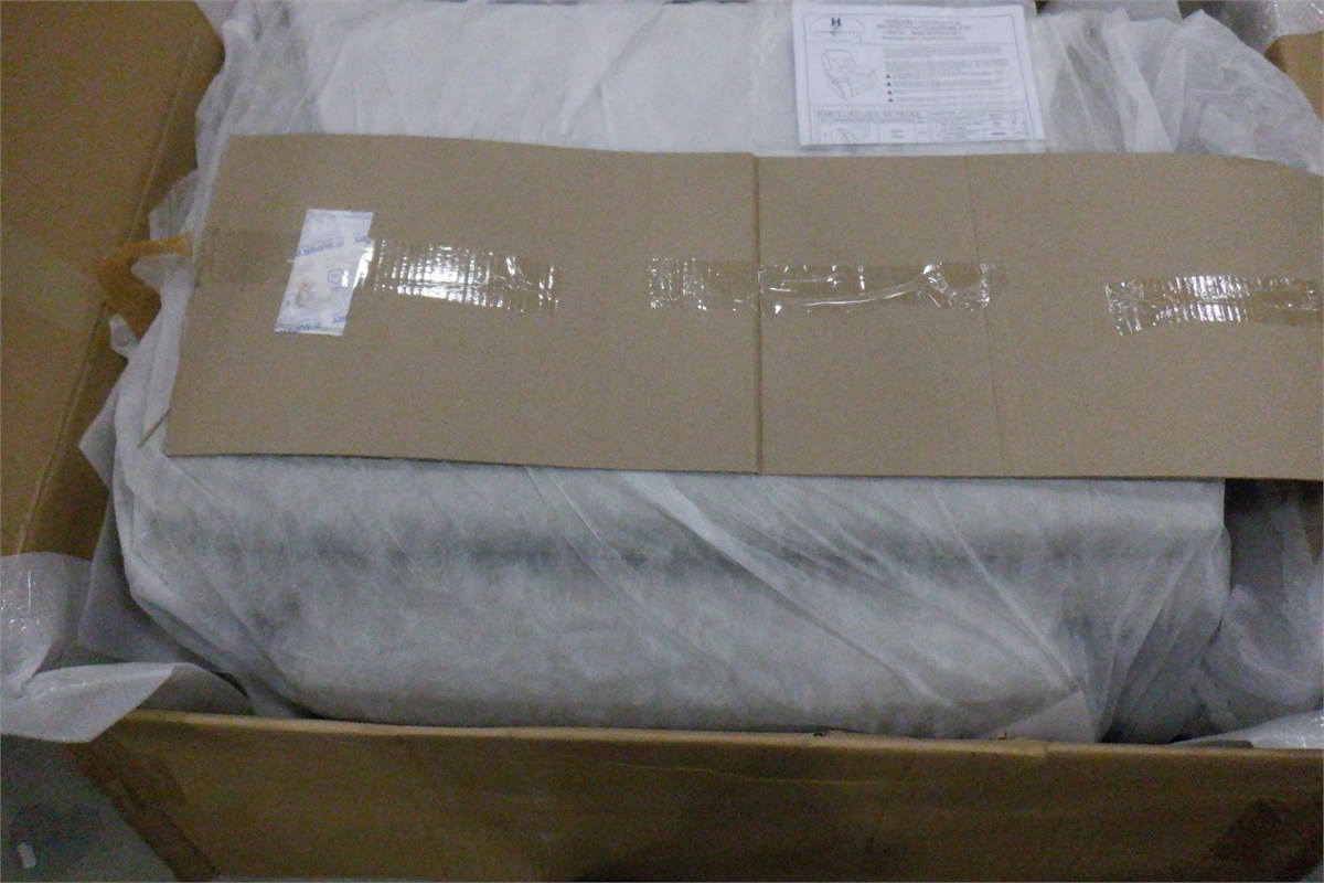 HOME LEGANCE GENUINE LEATHER MANUAL RECLINER GREY image 5