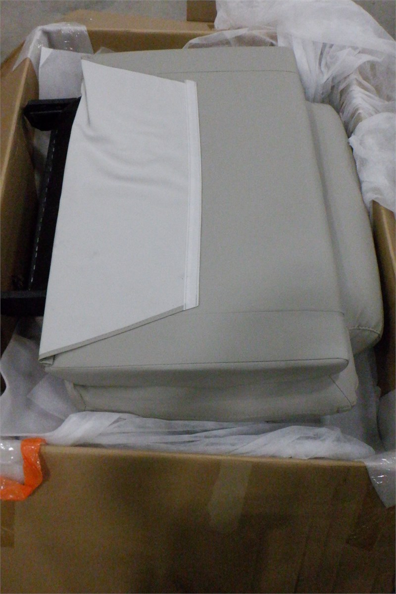 HOME LEGANCE GENUINE LEATHER MANUAL RECLINER GREY image 6