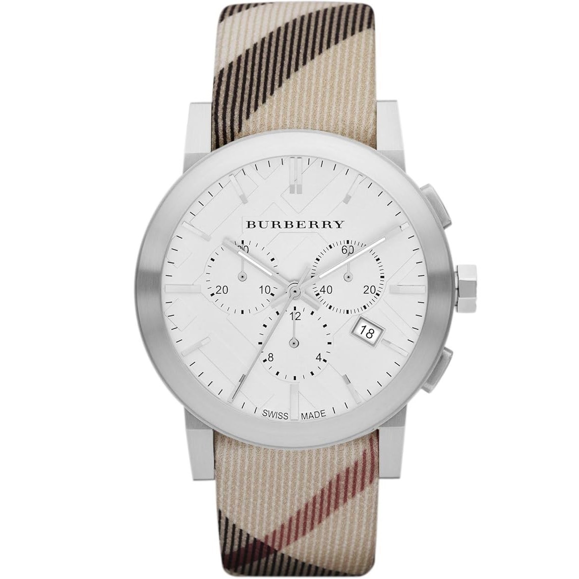 BURBERRY CITY LEATHER STRAP NOVA WATCH - OJA