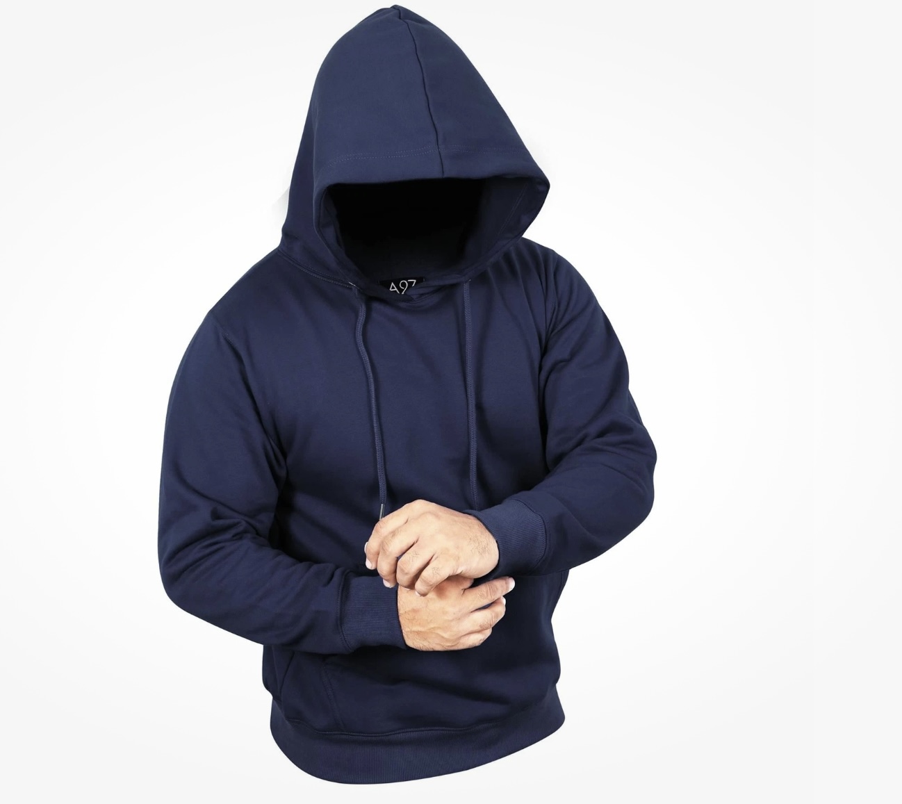Navy blue hoodie image 2